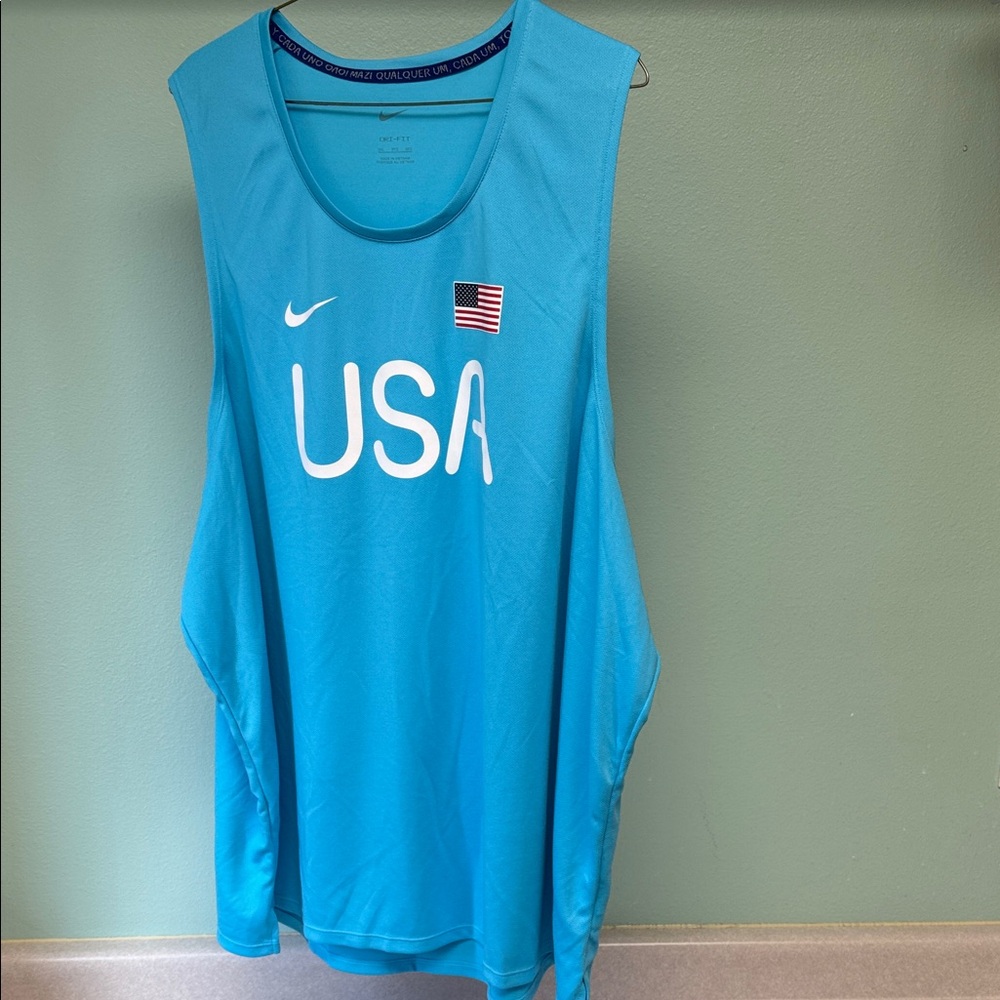 Nike Teal USA Sleeveless Top